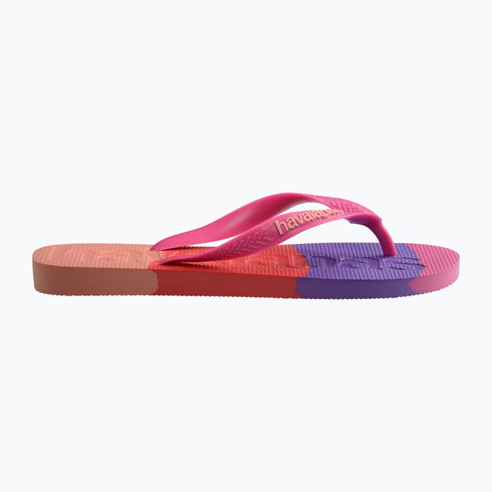 Havaianas Top Logomania Colors II pink flux джапанки 9