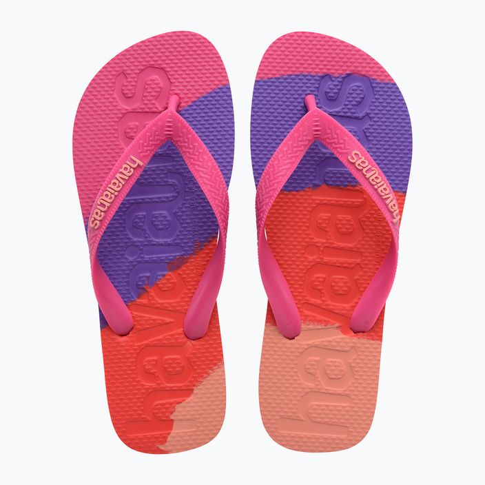 Havaianas Top Logomania Colors II pink flux джапанки 10