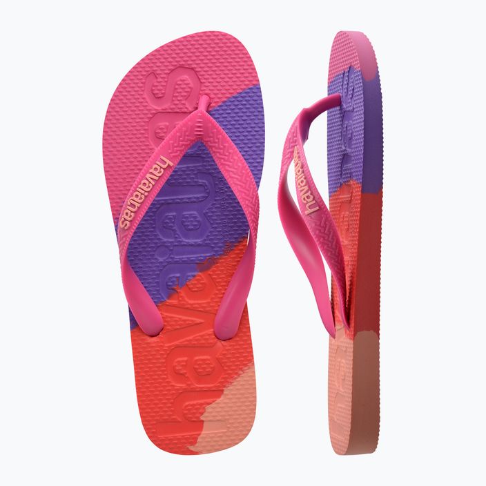 Havaianas Top Logomania Colors II pink flux джапанки 11