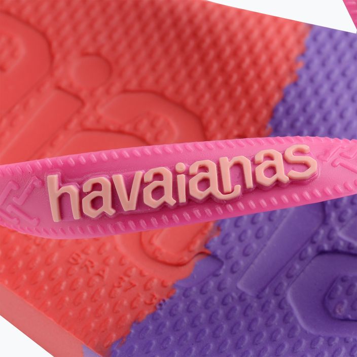 Havaianas Top Logomania Colors II pink flux джапанки 13