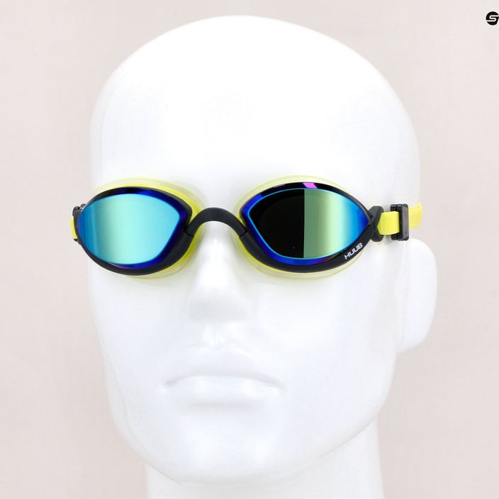 Очила за плуване HUUB Pinnacle Air Seal черно-жълти A2-PINN 8