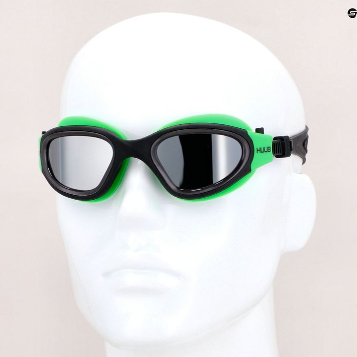 Очила за плуване HUUB Aphotic Polarised & Mirror black-green A2-AG 7