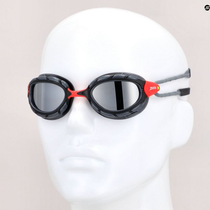 Очила за плуване Zoggs Predator Titanium silver 461065 7