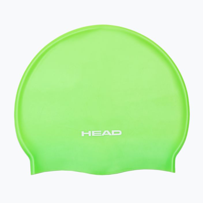 Детска плувна шапка HEAD Silicone Flat LM зелена 455006