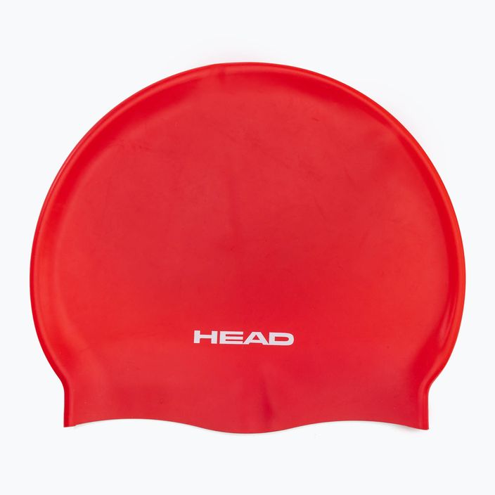 Детска плувна шапка HEAD Silicone Flat RD червена 455006
