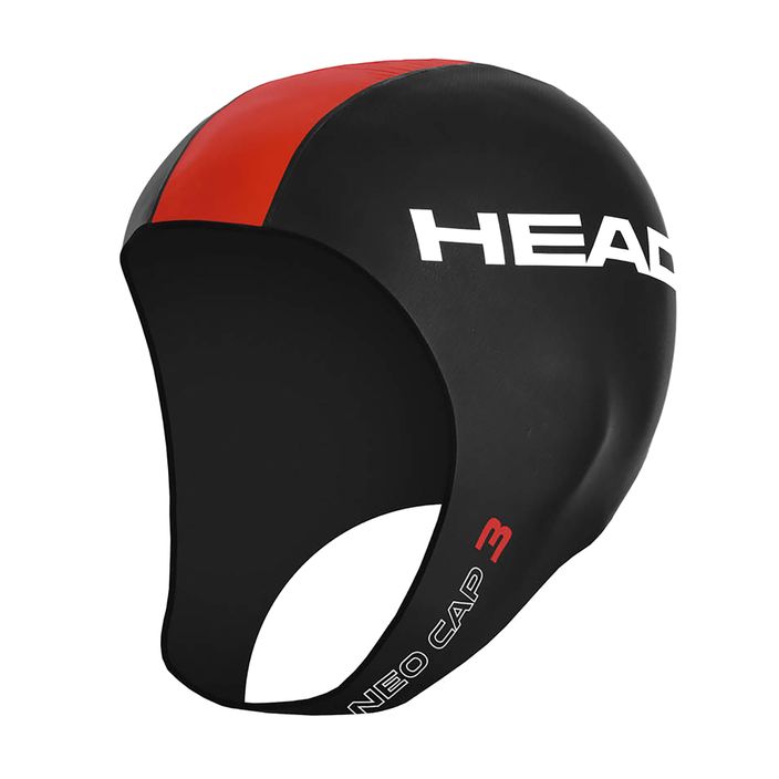 Шапка за плуване HEAD Neo 3 черна/червена 2