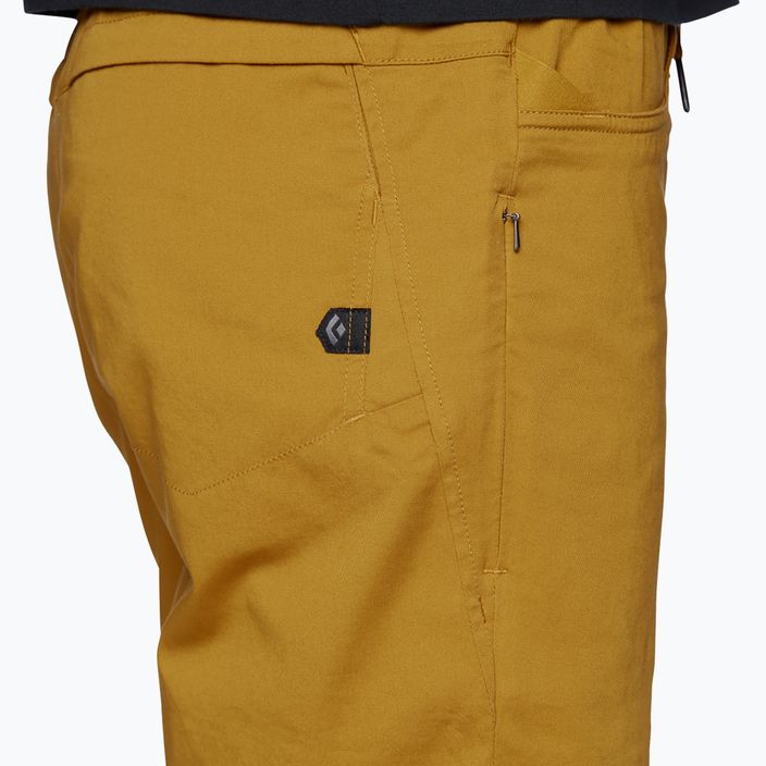 Мъжки къси панталони за катерене Black Diamond Notion yellow AP750062 3
