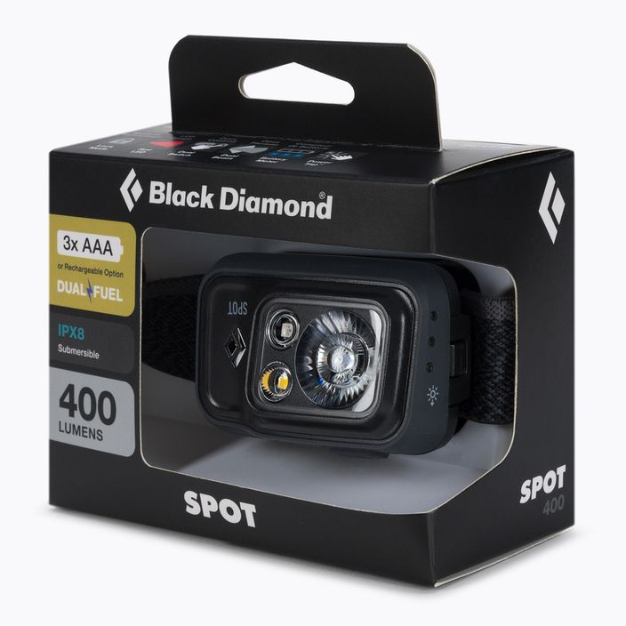 Black Diamond Spot 400 фенер за глава сив BD6206720004ALL1
