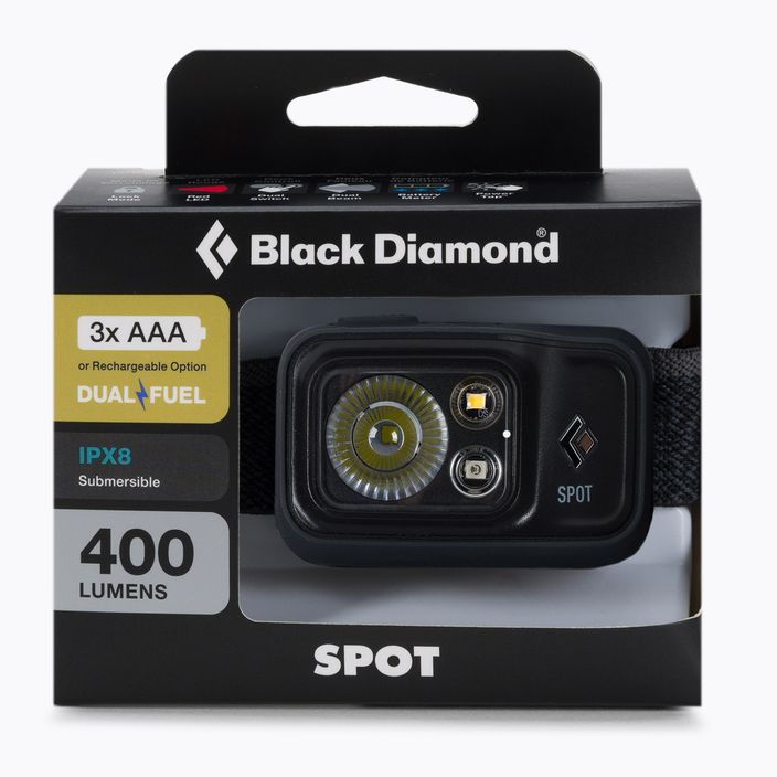 Black Diamond Spot 400 фенер за глава сив BD6206720004ALL1 2