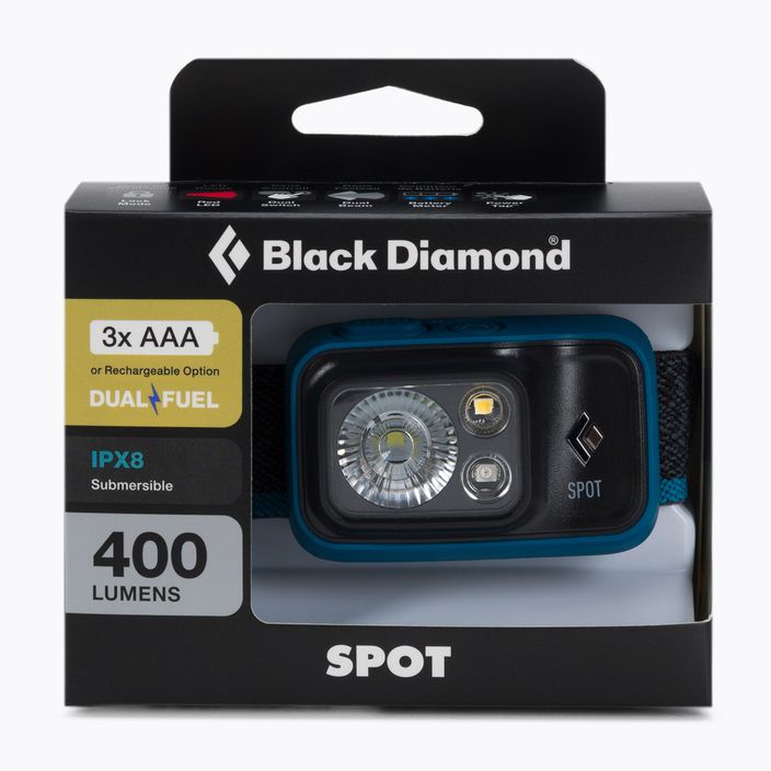 Black Diamond Spot 400 фенер за глава, син BD6206724004ALL1 2
