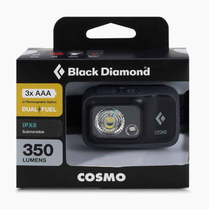 Black Diamond Cosmo 350 фенер за глава сив BD6206730004ALL1 2