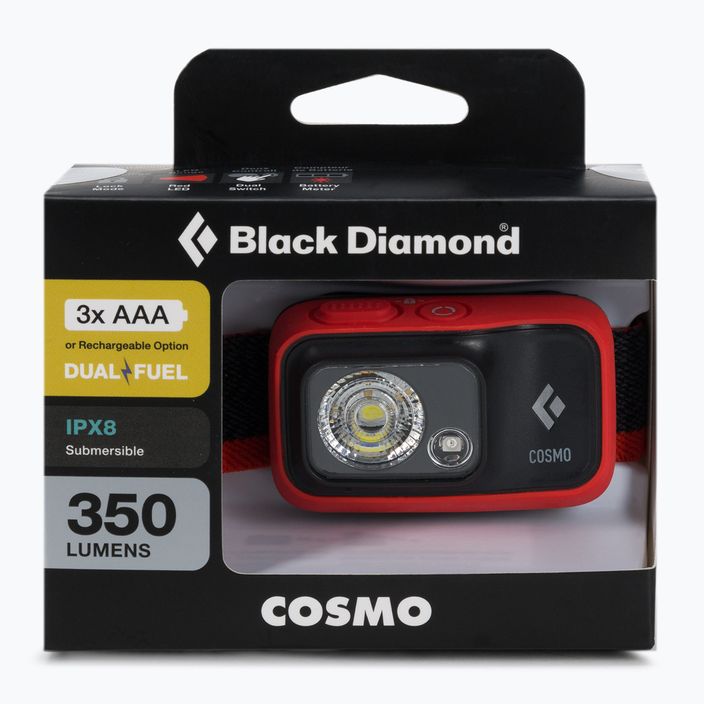 Black Diamond Cosmo 350 фенер за глава червен BD6206738001ALL1 2