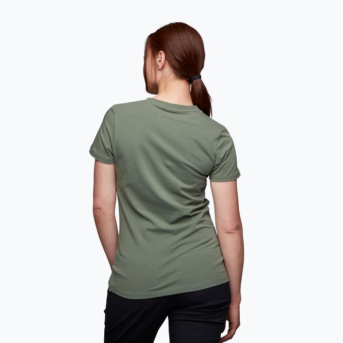 Black Diamond Chalked Up дамска тениска за катерене зелена AP7300523053 2