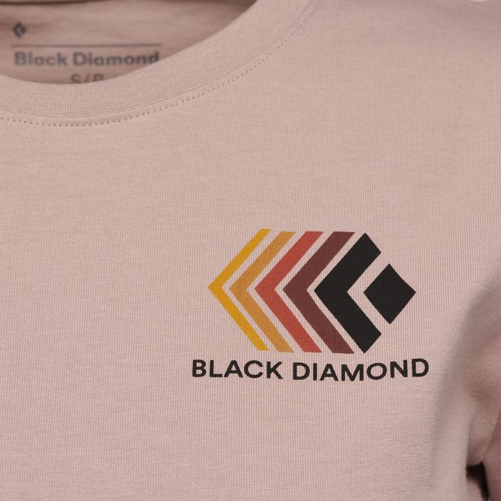 Дамска тениска Black Diamond Faded Crop бледо лилаво 6