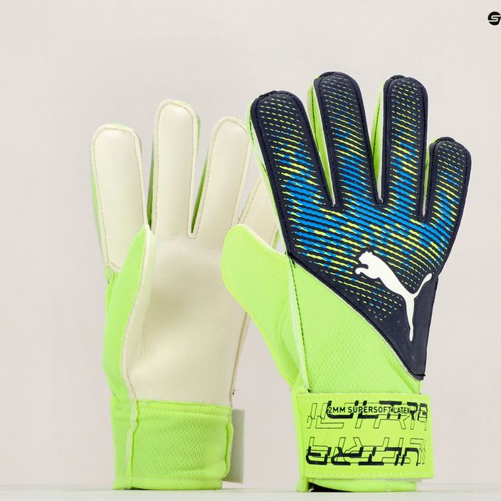 Puma Ultra Grip 4 RC вратарски ръкавици черно-зелени 04181701 5