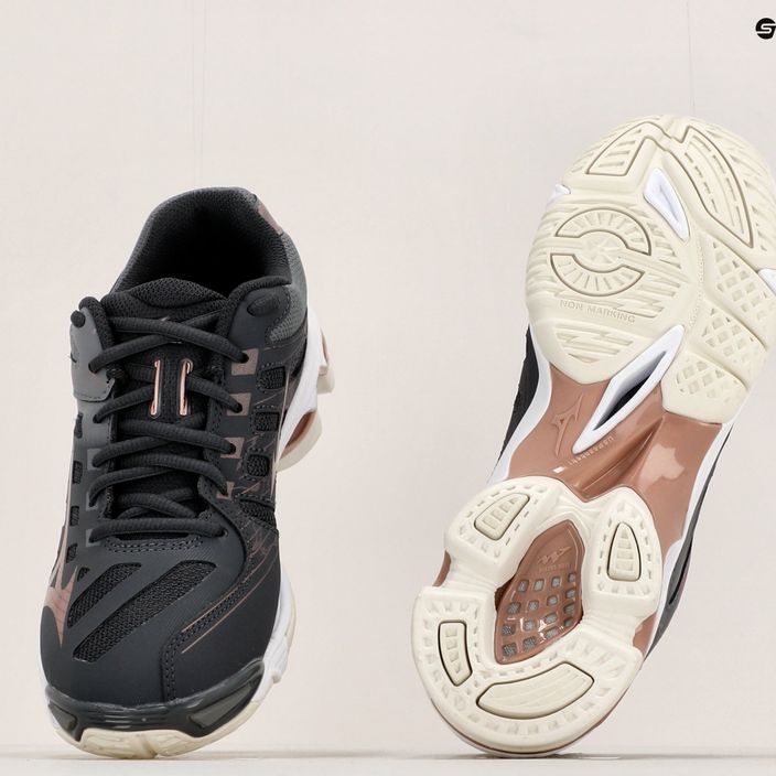 Дамски обувки за волейбол Mizuno Wave Voltage Ebony/Rose/Quiet Shade V1GC216035 13
