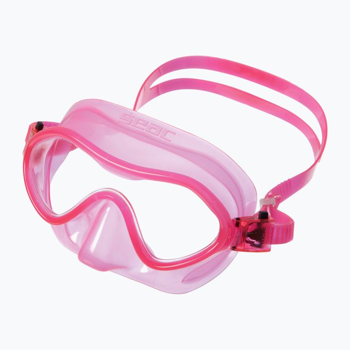 Детска маска за гмуркане SEAC Baia pink
