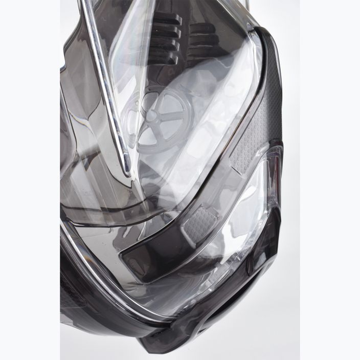 SEAC Magica сива прозрачна/зелена лайм маска за гмуркане с шнорхел 3