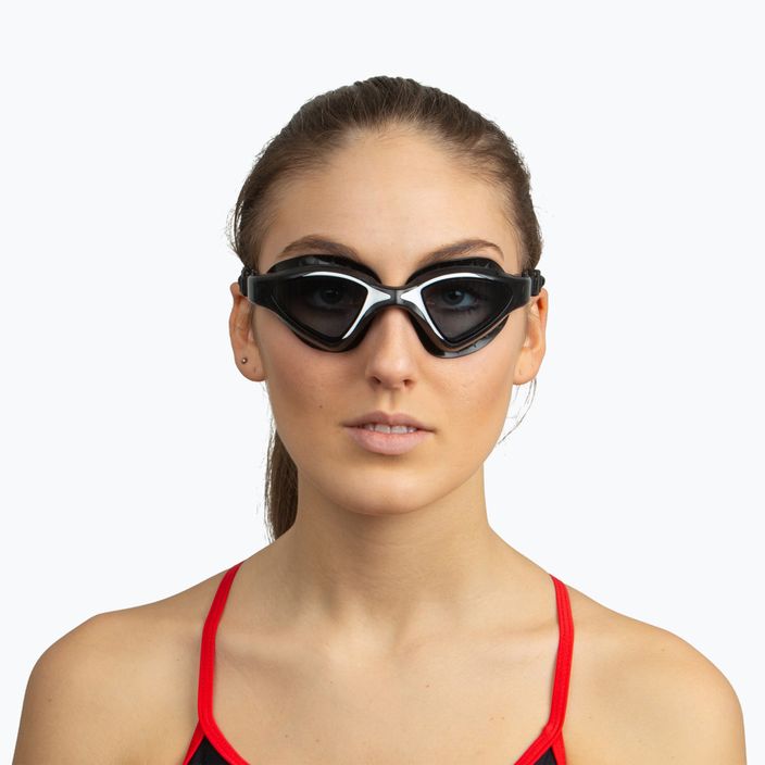 Очила за плуване SEAC Lynx черно/бяло 3
