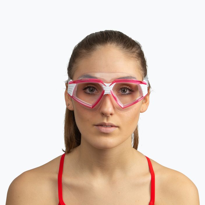 Розова маска за плуване SEAC Sonic 3