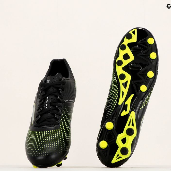 Joma мъжки футболни обувки Xpander FG black/lemon fluor 11