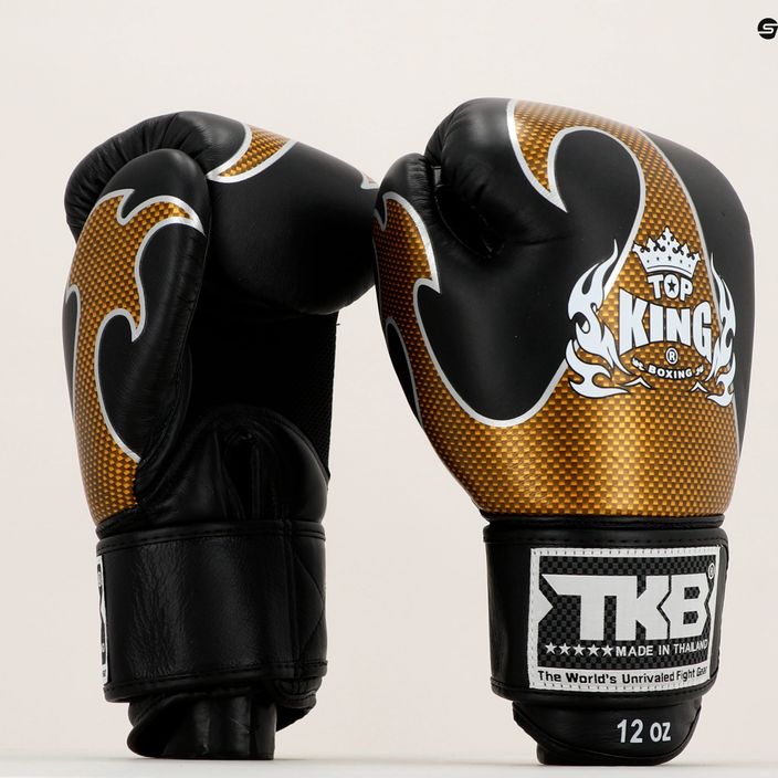 Боксови ръкавици Top King Muay Thai Empower черни TKBGEM-01A-BK 7