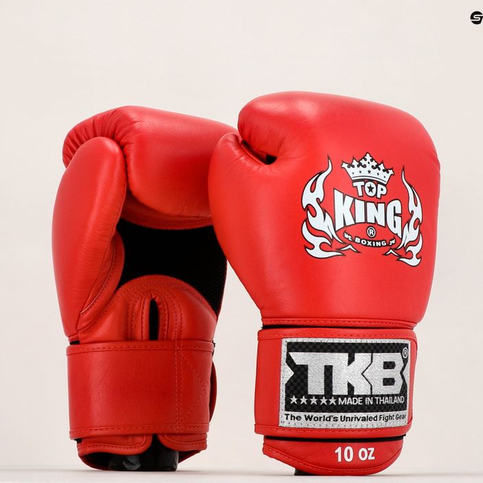 Top King Muay Thai Ultimate Air боксови ръкавици червени TKBGAV-RD 7