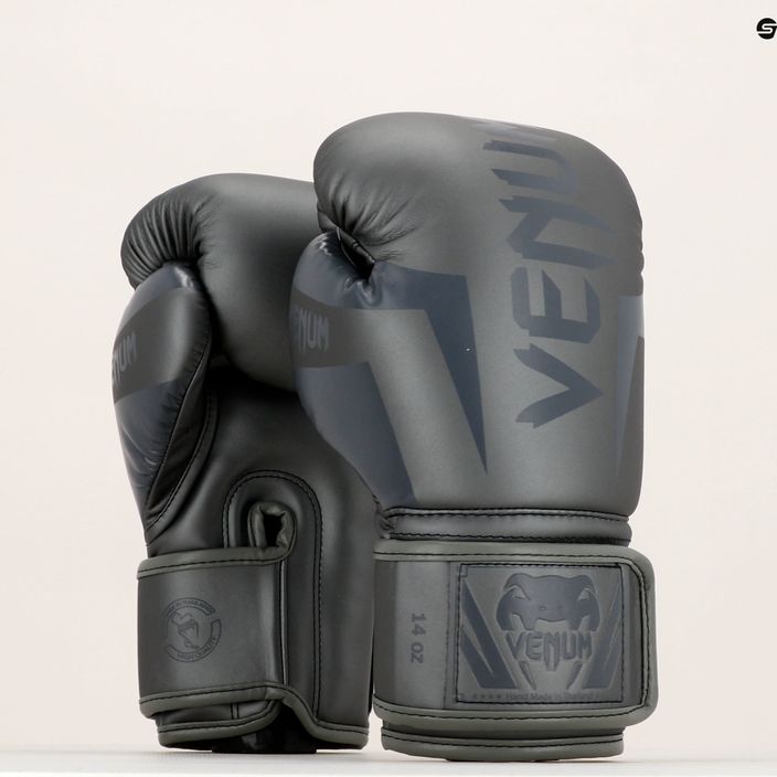 Мъжки боксови ръкавици Venum Elite сиви VENUM-0984 12