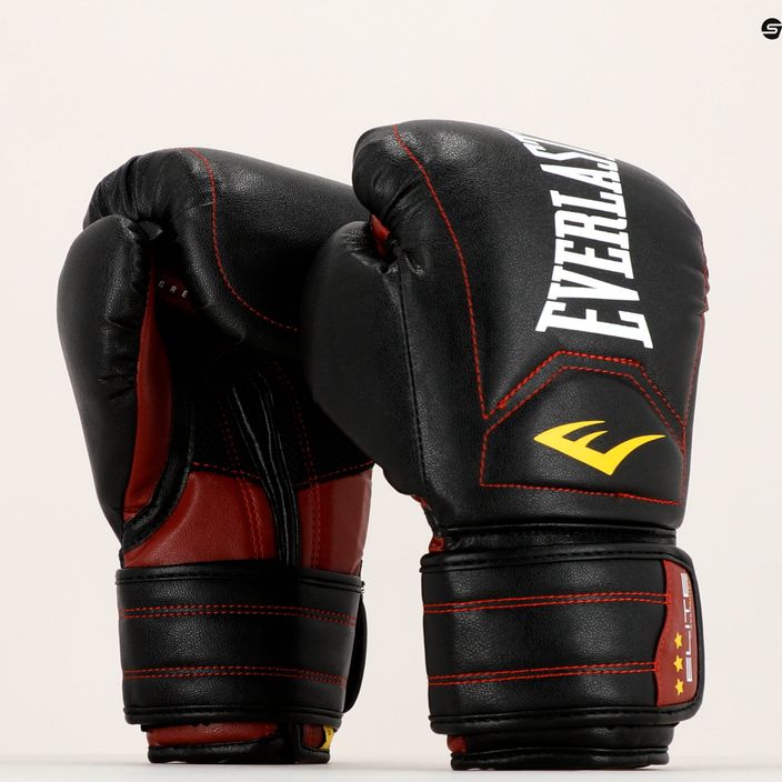 EVERLAST Elite Muay Thai боксови ръкавици черни EV360MT 7