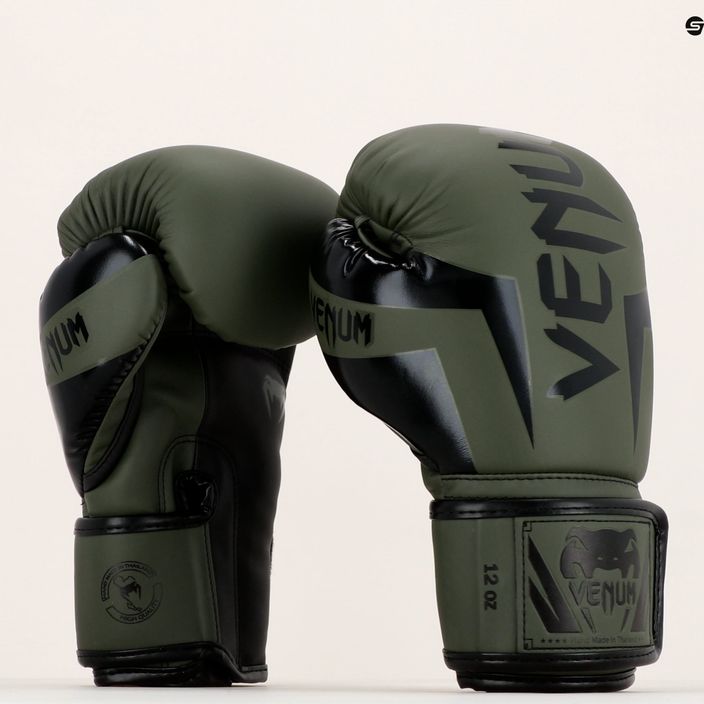 Мъжки боксови ръкавици Venum Elite green VENUM-1392 13
