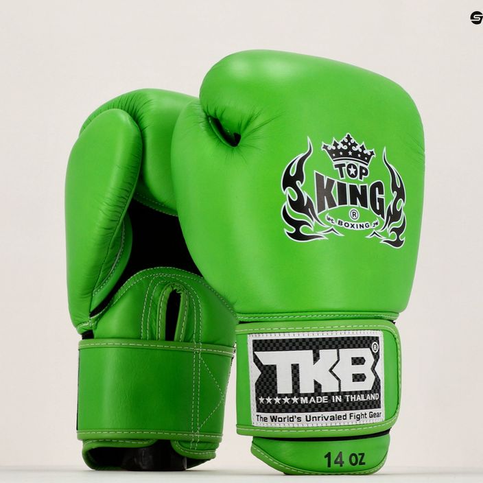 Топ King Muay Thai Ultimate Air зелени боксови ръкавици TKBGAV-GN 7