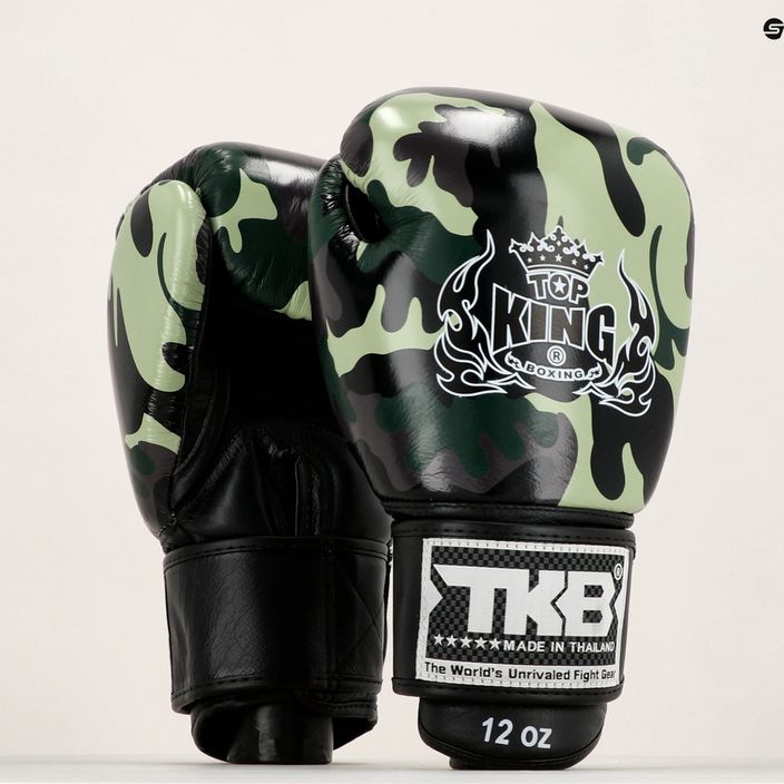 Топ Кинг Муай Тай Empower зелени боксови ръкавици TKBGEM-03A-GN 7