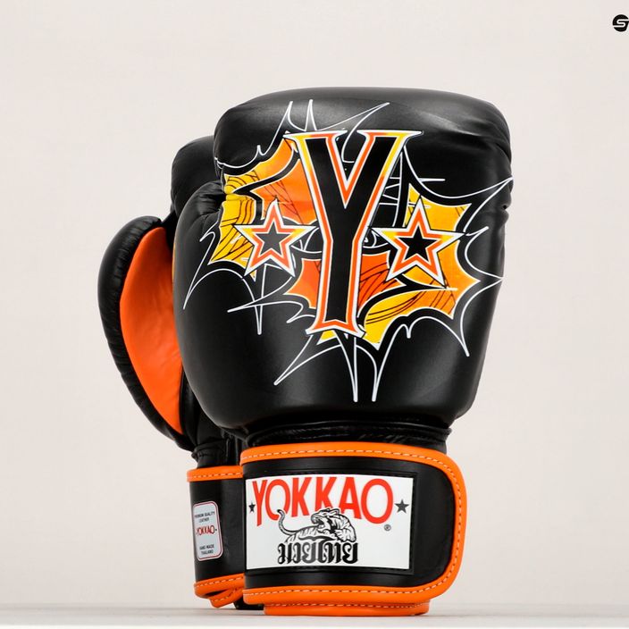 YOKKAO Pad Thai боксови ръкавици черни FYGL-69-1 7