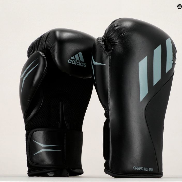 adidas Speed Tilt 150 боксови ръкавици черни SPD150TG 7