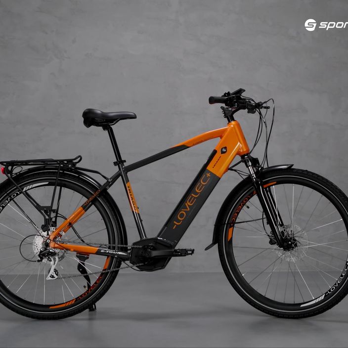 LOVELEC електрически велосипед Triago Man 16Ah сиво-червен B400359 7