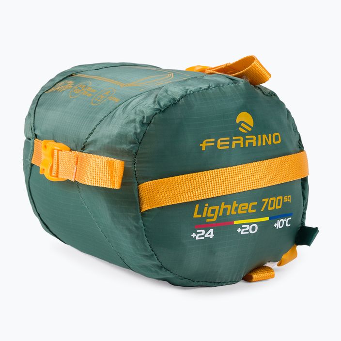 Спален чувал Ferrino Lightech 700 SQ зелен 86154IVVD 7