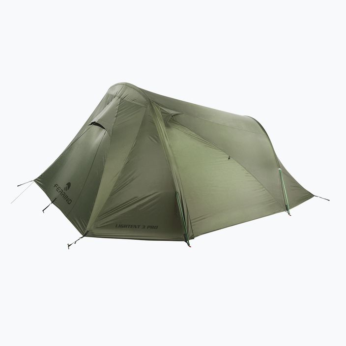 Трекинг палатка 3 човека Ferrino Lightent 3 Pro зелена 92173LOOFR 2