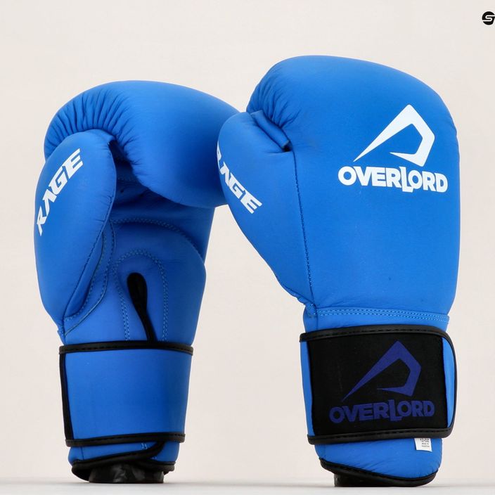 Сини боксови ръкавици Overlord Rage 100004-BL/10OZ 10
