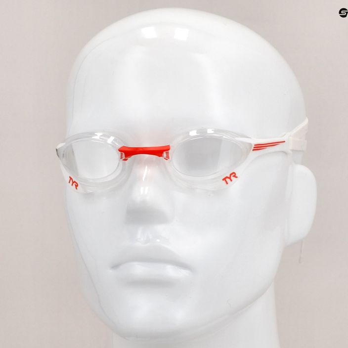 Очила за плуване TYR Tracer-X Elite Racing прозрачни/червени/сини LGTRXEL_642 10