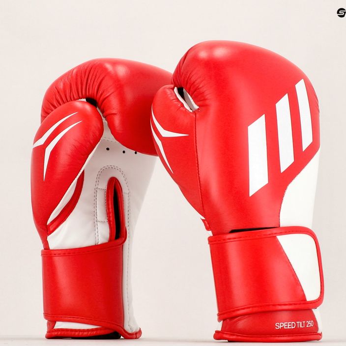adidas Speed Tilt 250 Червени боксови ръкавици SPD250TG 7