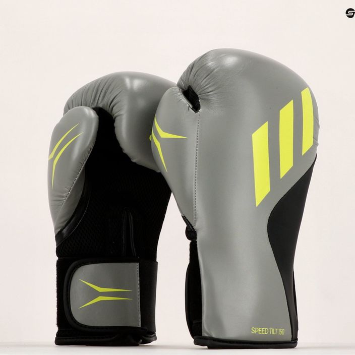 adidas Speed Tilt 150 сиви боксови ръкавици SPD150TG 7