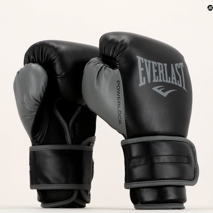 Мъжки боксови ръкавици EVERLAST Powerlock Pu black EV2200 7