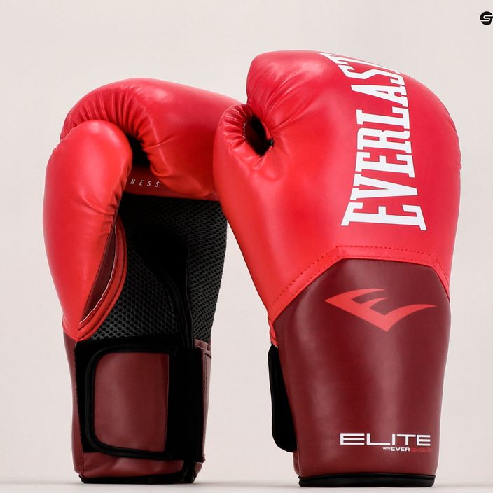 EVERLAST Pro Style Elite 2 Червени боксови ръкавици EV2500 7