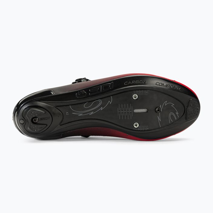 Sidi Genius 10 червени/черни мъжки обувки за шосе 4