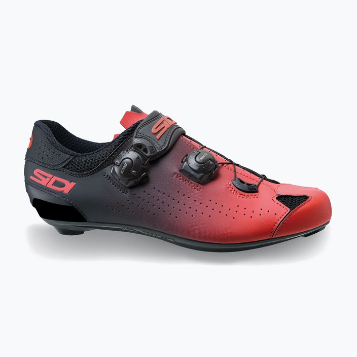 Sidi Genius 10 червени/черни мъжки обувки за шосе 8