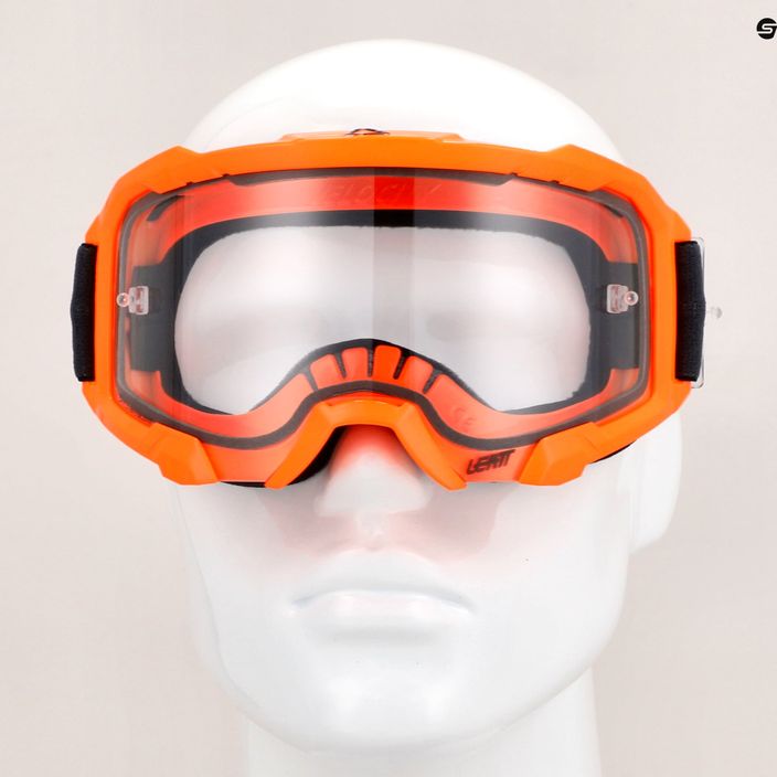 Очила за колоездене Leatt Velocity 4.5 неоново оранжево / прозрачно 8022010500 9