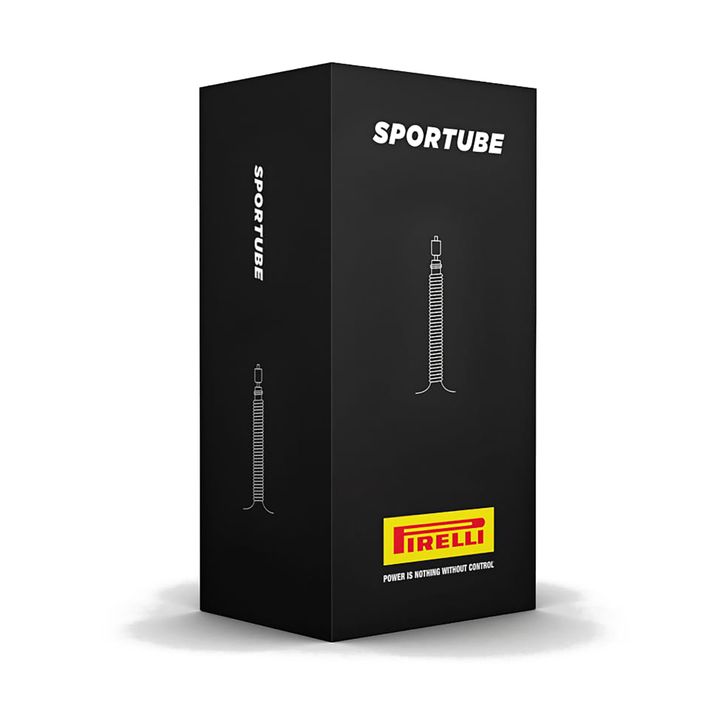 Черна велосипедна гума Pirelli Sportube Presta 2