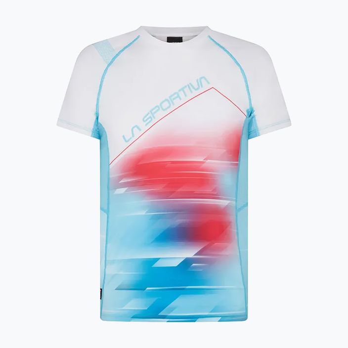 LaSportiva дамска тениска за бягане Draft blue and white Q23602000