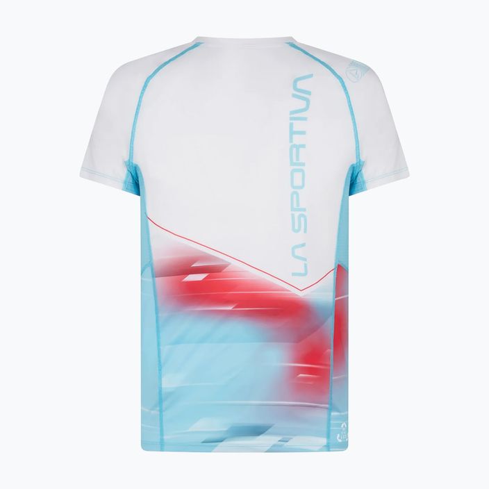 LaSportiva дамска тениска за бягане Draft blue and white Q23602000 2