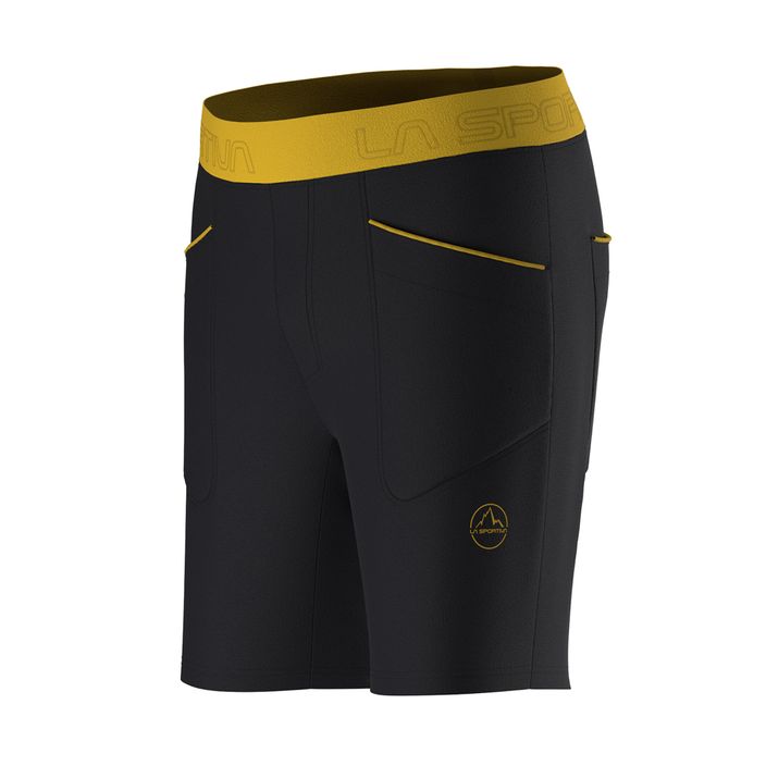 Мъжки къси панталони за катерене La Sportiva Esquirol черно и жълто N78999100 2